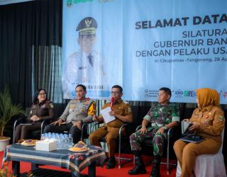 Gubernur Banten Andra Soni Dialog Bersama Pelaku Usaha Industri : Gairah Dunia Usaha Harus Dibangkitkan