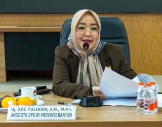 Kunjungan ke KPU Banten, Ade Yuliasih Bahas Risiko Perpanjangan Masa Jabatan