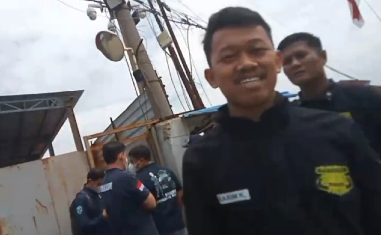 Kekerasan menimpa sejumlah jurnalis saat meliput pabrik timbal. Foto ist