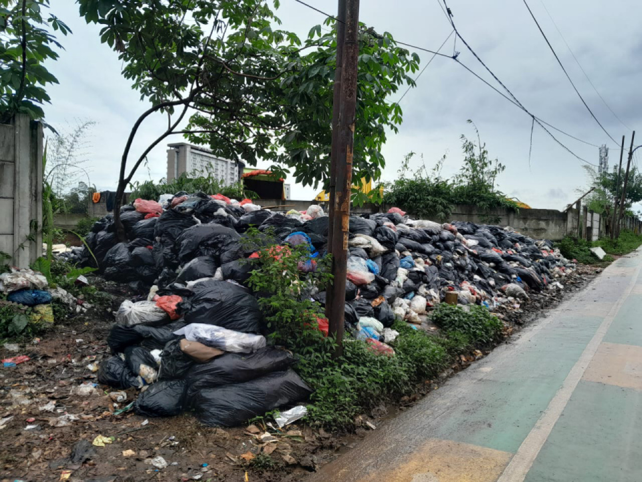 Krisis sampah di Tangerang Selatan dikhawatirkan berkembang menjadi bencana lingkungan yang berdampak jangka panjang bagi ekosistem perkotaan dan kesehatan warga. Foto HB
