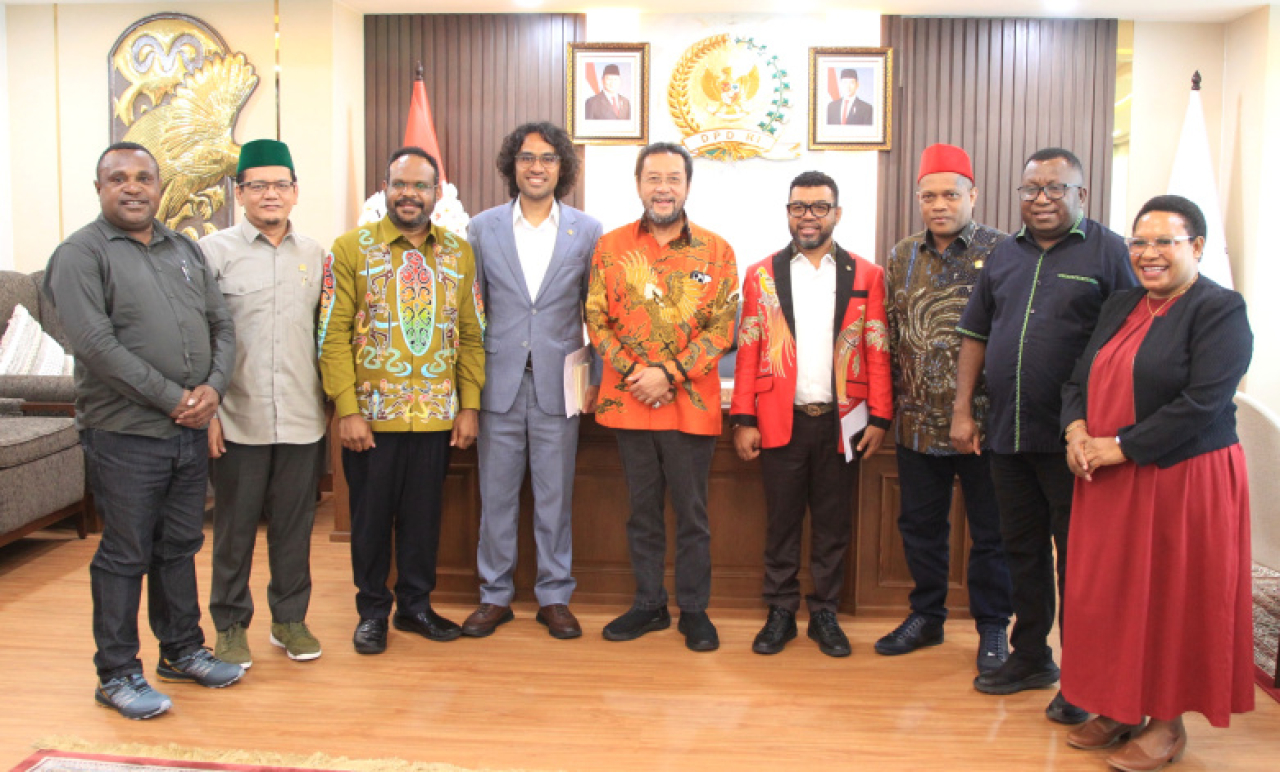 DPD RI berharap sinergi antara pemerintah pusat, daerah, serta tokoh masyarakat dapat diperkuat guna menciptakan Papua yang damai dan stabil. Foto ist